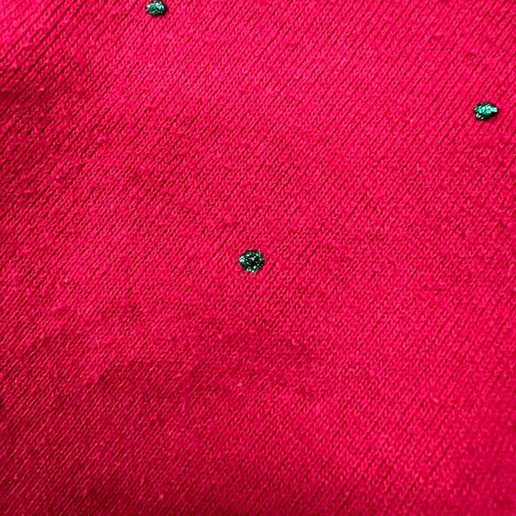 Vintage Grannycore Winter Bunny Goose Holidays Crewneck Christmas Sweatshirt L - Picture 5 of 8